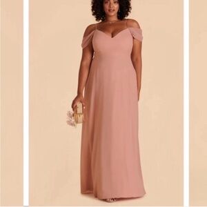 birdy grey devin convertible dress in “chiffon dusty rose”